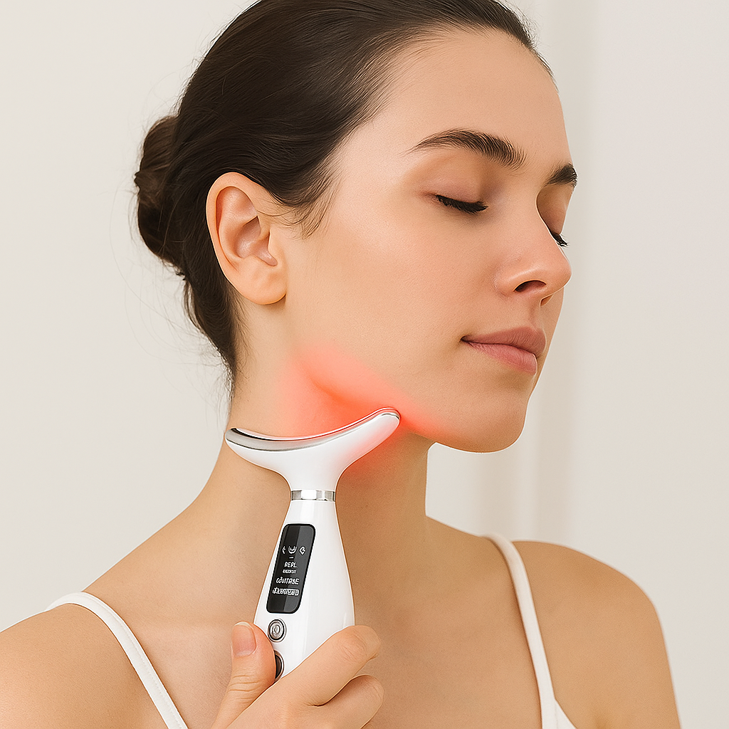 7-Color Light Neck and Face Beauty Massager