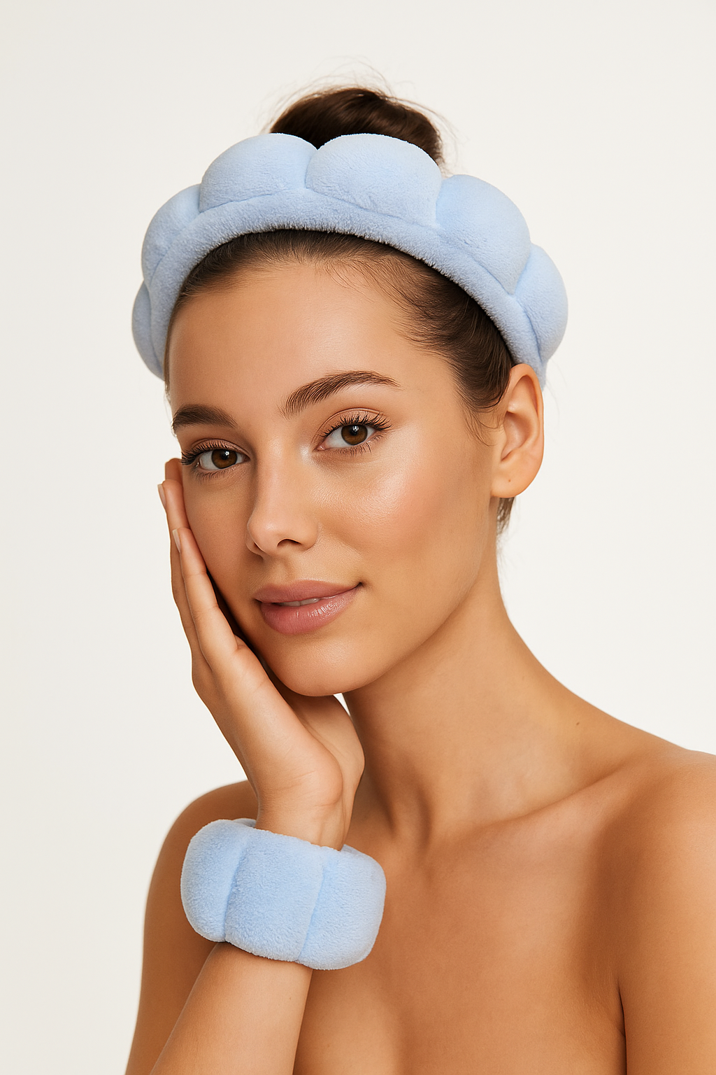 Wash Face Headbands & Wristband Set
